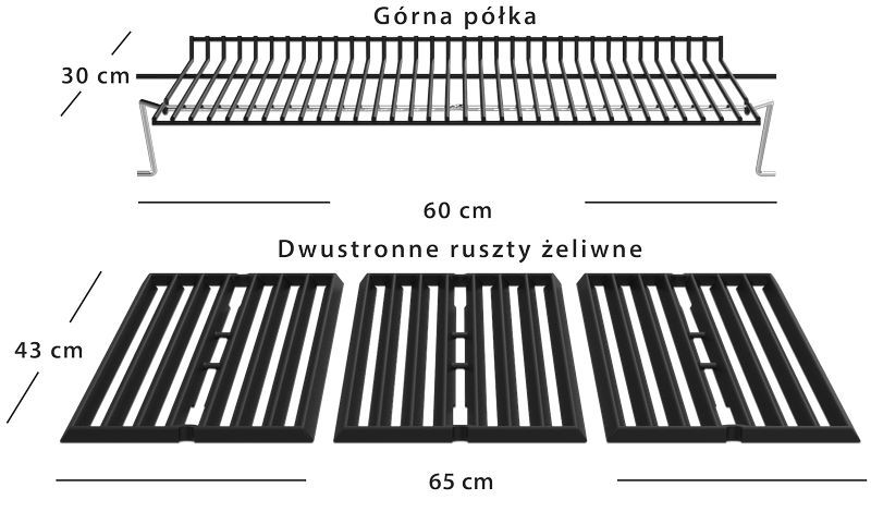 wymiary-polki-gornej-oraz-rusztow-Sovereign-90-polgrill