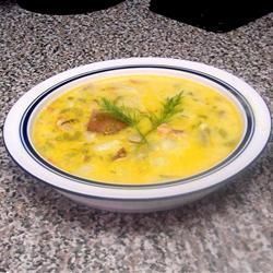 Zupa z wędzonego łososia - PolGrill
