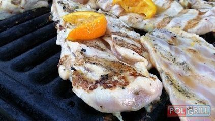 Kurczak w pomarańczach z grilla - PolGrill