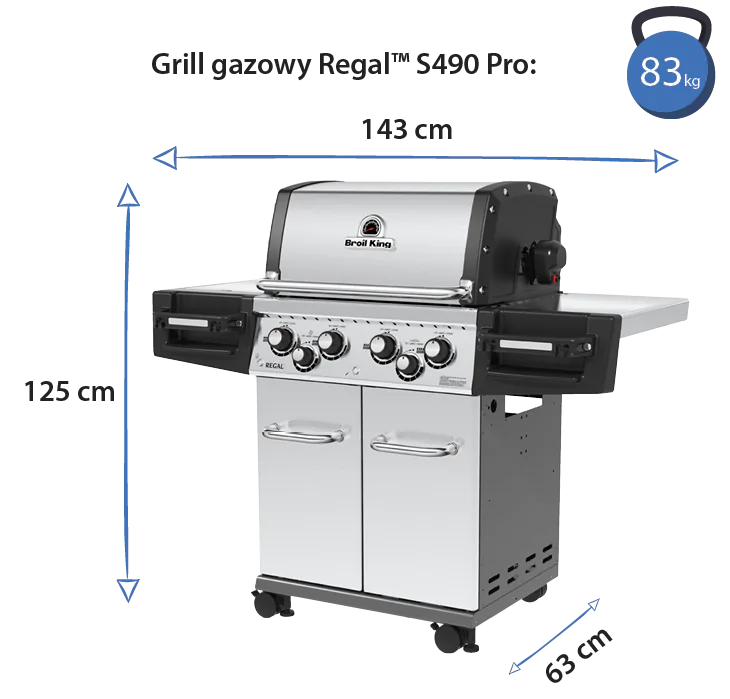 Grill gazowy Regal S490