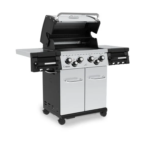 polgrill_Regal S 490_grill_broilking_bokiem_otwarty