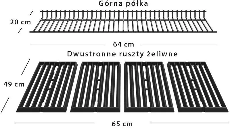 wymiary-polki-gornej-oraz-rusztow-seria-Regal-400_polgrill