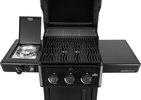 Polgrill-Freestyle_F365DSBPK-1-TopDown_Lid_Open-napoleon-dobregrille